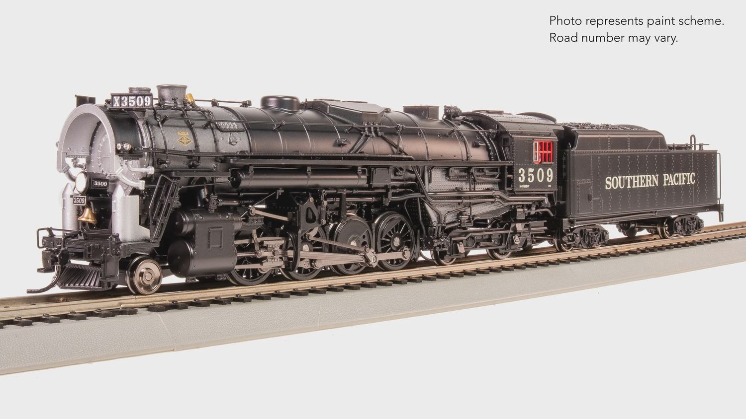 Southern Pacific 2-8-4 Berkshire, T1a #3501, 4-axle Tender