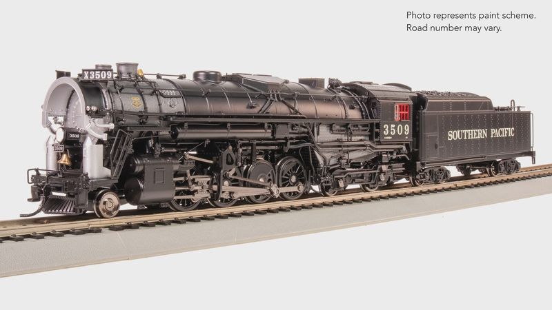 Southern Pacific 2-8-4 Berkshire, T1a #3501, 4-axle Tender