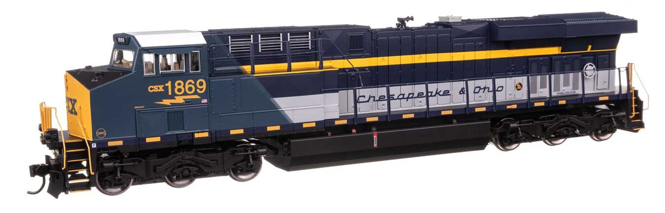 ES44AC CSX #1869 (Chesapeake &amp; Ohio Heritage) ESU Sound