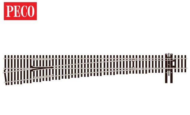 Turnout, 8th Radius, Left Hand (Insulfrog)