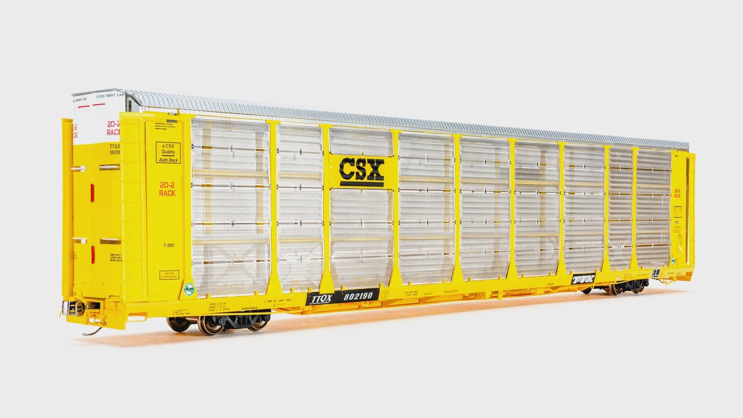 Thrall 20-2 Autorack - Type B - CSX, Road Number: 802190