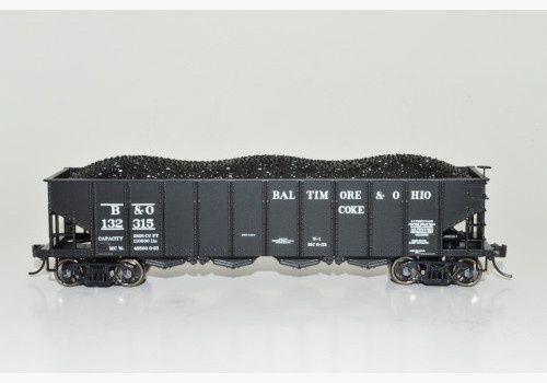 H21 4 Bay Hpr B&amp;O RR W 1 #132392 Blt. 4 11