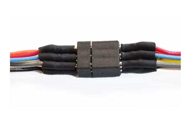 6-Pin (2x3) Mini Connector (Colored Wires)