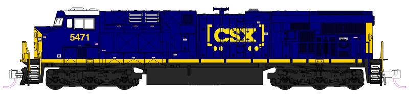 GE ES40DC CSX #5471