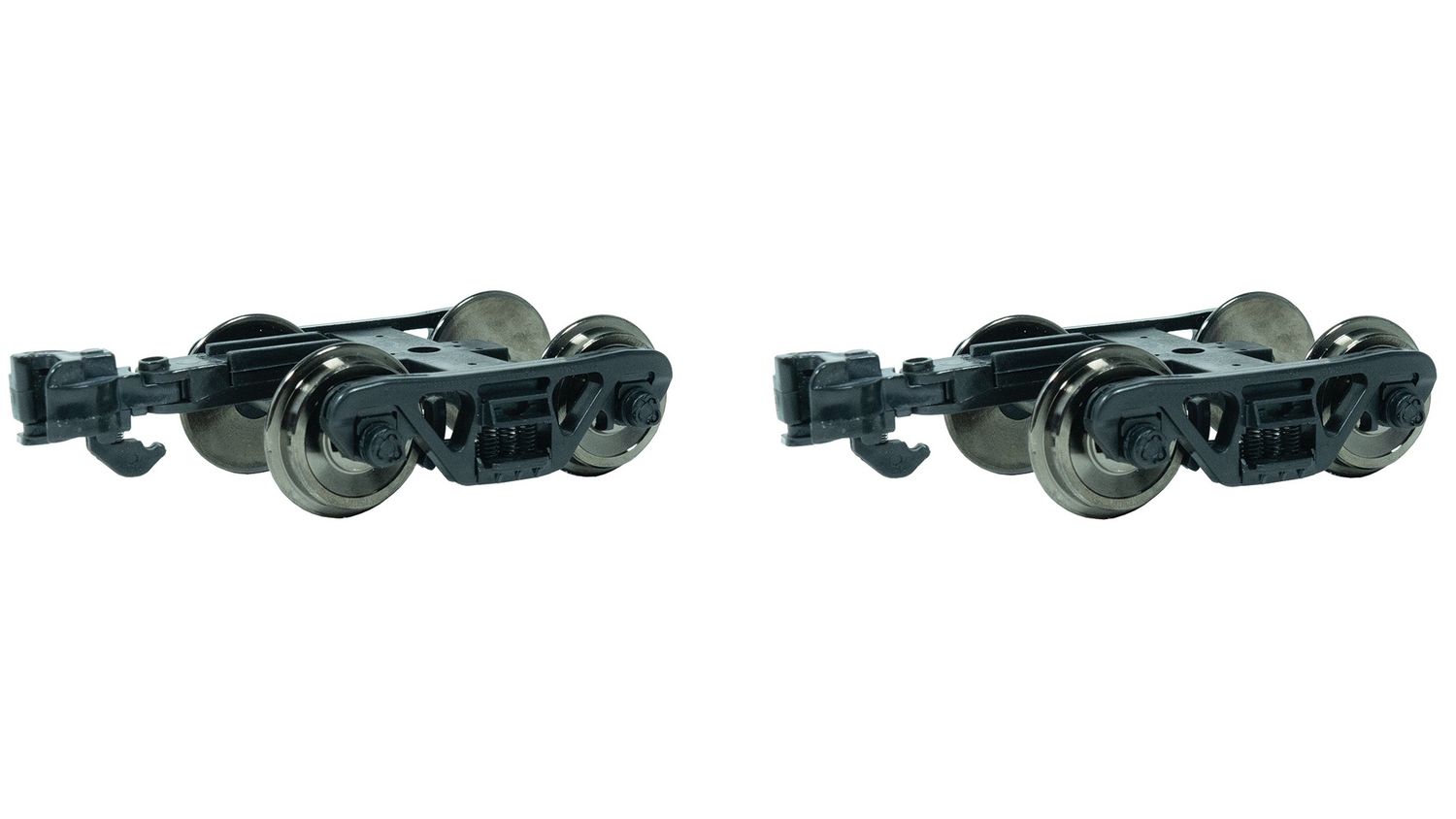 Roller Bearing Trucks with Metal Wheels (2 per pack)