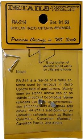 Sinclair Radio Antenna w/stands