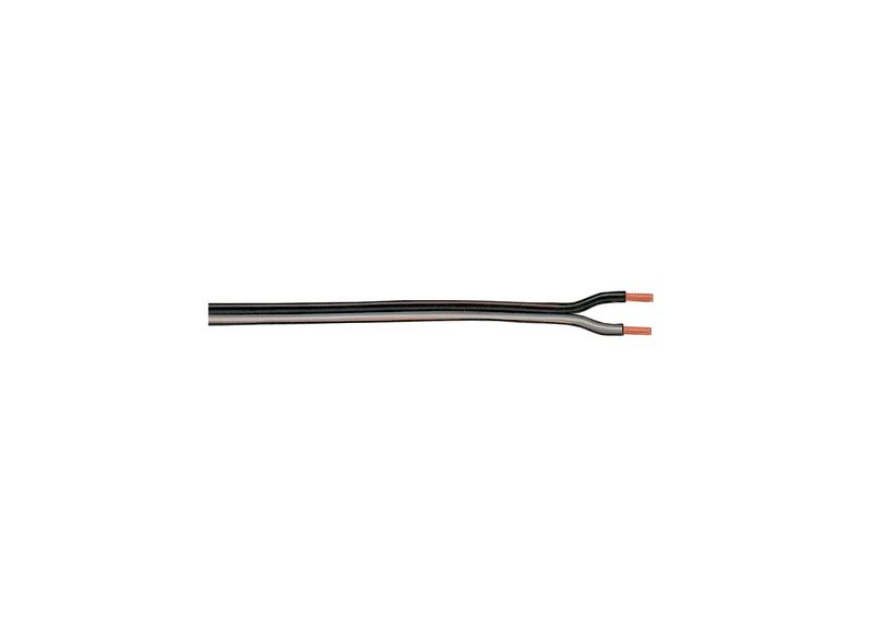 Black/White 2-Conductor Wire, 20 Meters / 65 feet 7 inches
