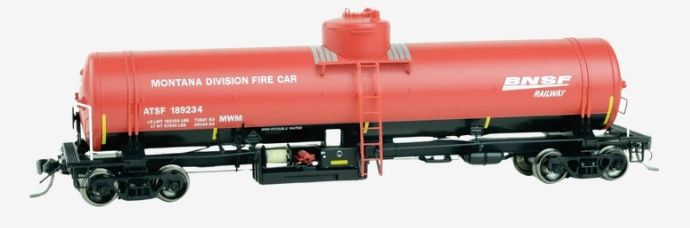 ATSF/BNSF MONTANA DIVISION FIRE GATC CAR 1995-1990 #189234