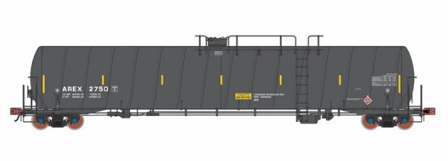 AREX Liquified Petroleum Tank Car (LPG) Spiral Tank Car, Road Number: 2739