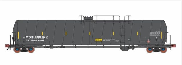 MTZX Liquified Petroleum Gas (LPG) Spiral Tank Car, Road Number: 330846