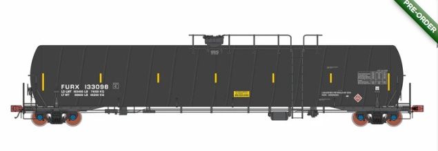 FURX Liquified Petroleum Gas (LPG) Spiral Tank Car, Road Number: 133026