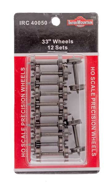 33" Wheels (.110" Tread Width) 12 Axles Per Pack