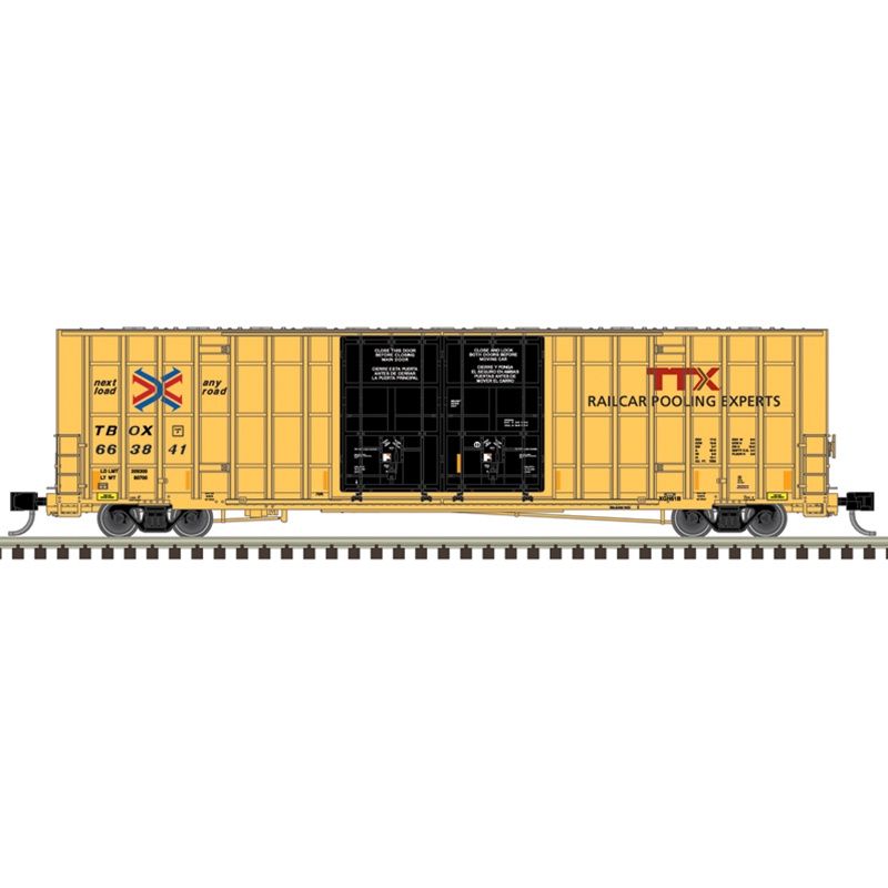 GUNDERSON 7550 DOUBLE DOOR BOX CAR TTX #663952
