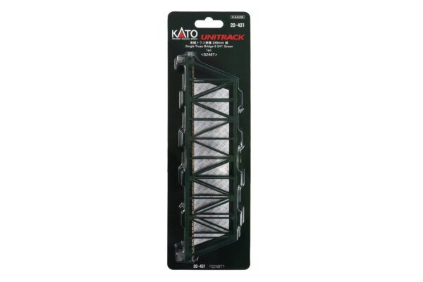 single Truss Bridge, Green 248mm