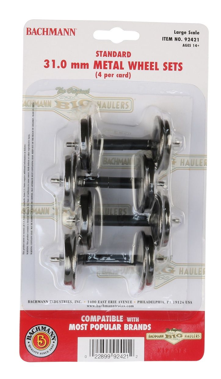 Standard Metal Wheel Set (4 per card)