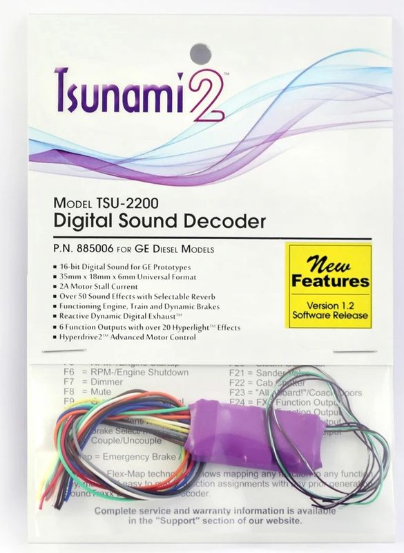 TSU-2200 Tsunami 2 Sound Decoder 2 AMP Steam