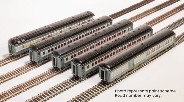 NYC Heavyweight 5-Car Passenger Set, Two-Tone Gray, (254, 1840, 1855, 1878, 3)