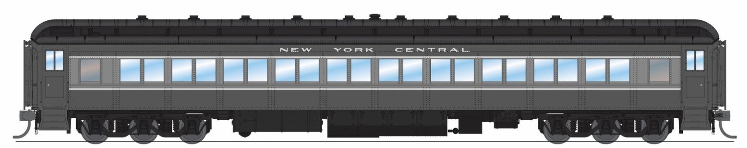 NYC 80' Passenger Coach, Two-tone Gray