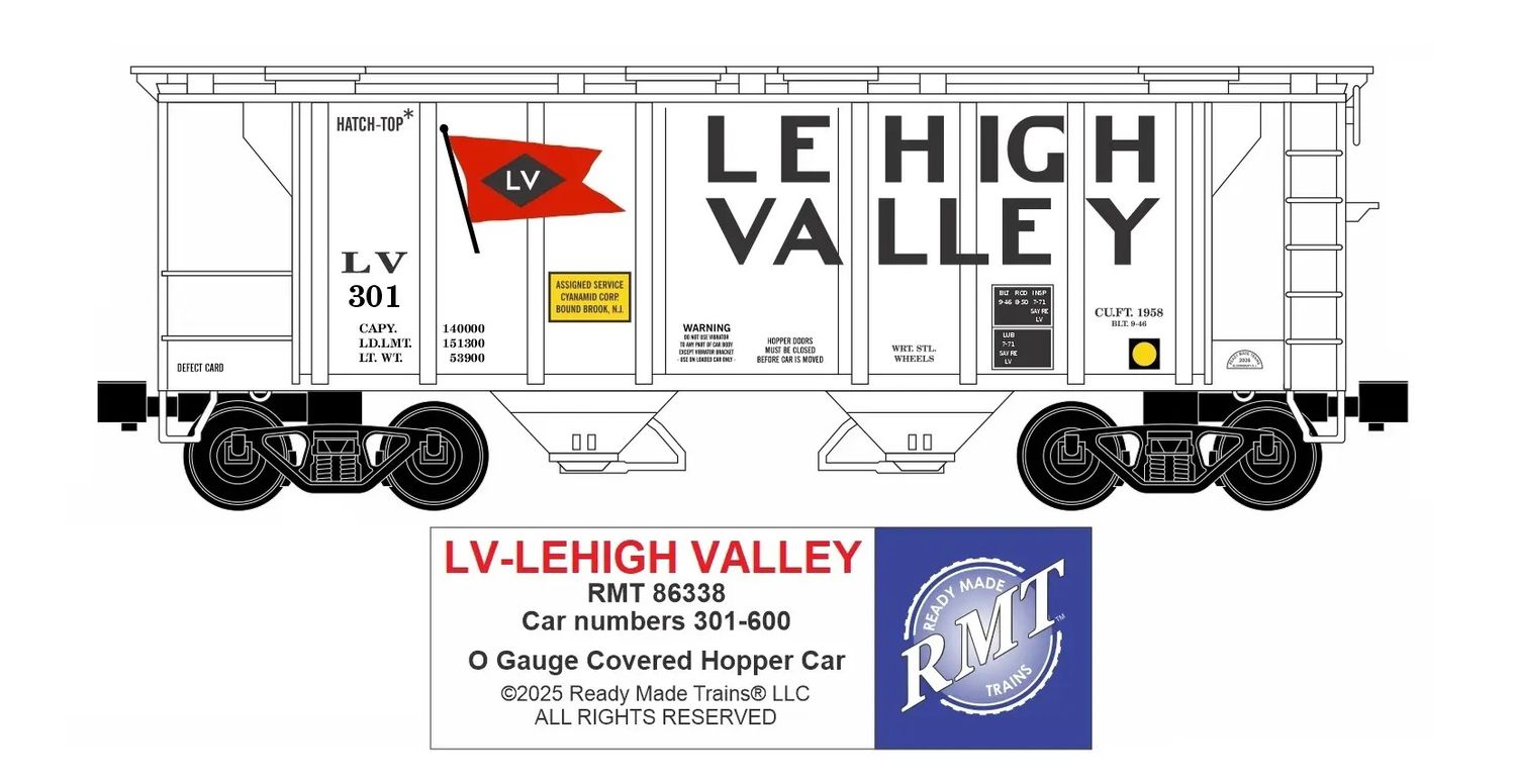 2 Bay covered Hopper LV - LEHIGH VALLEY