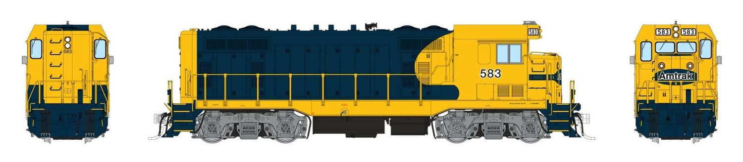 CF7 w/ Square Cab Amtrak - ATSF Patch: #583 Sound