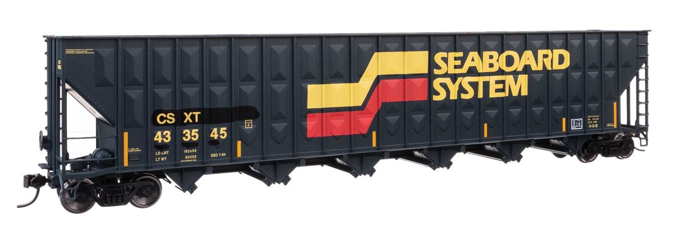 73' Greenville 7,000 Wood Chip Hopper CSX Transportation #433545 (Patched)