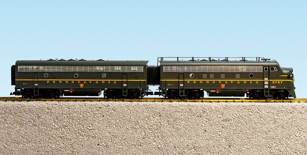 PENNSYLVANIA F7 AB UNITS BRUNSWICK GREEN, Road Number: 9764/9764B