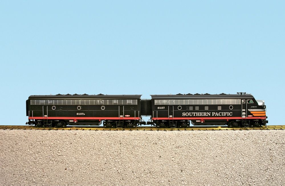 SOUTHERN PACIFIC F7 AB UNITS BLACK WIDOW, Road Number: 6157/6157B