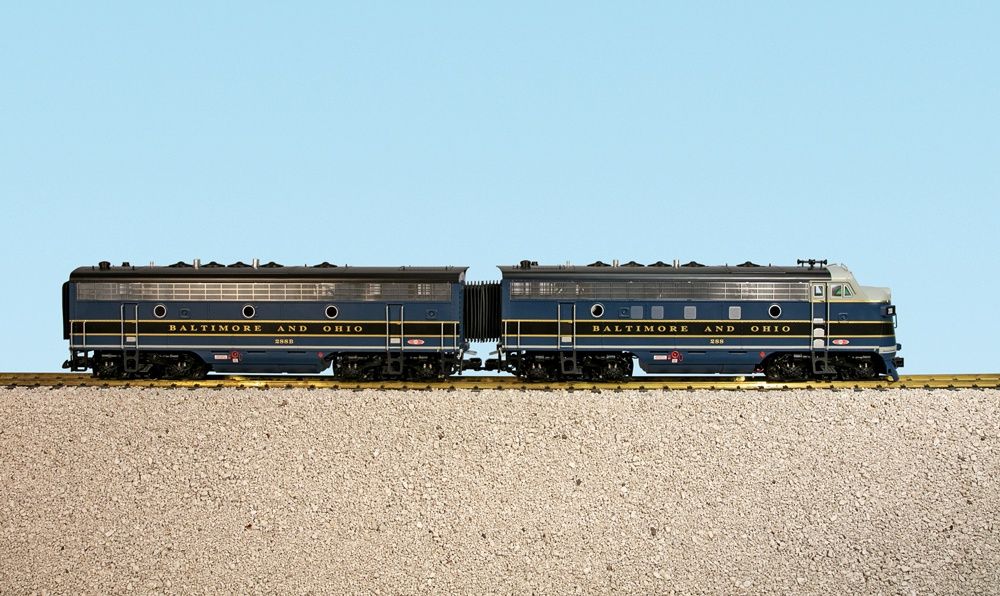 B&amp;O F7 AB UNITS BLUE/GRAY, Road Number: 287/287B