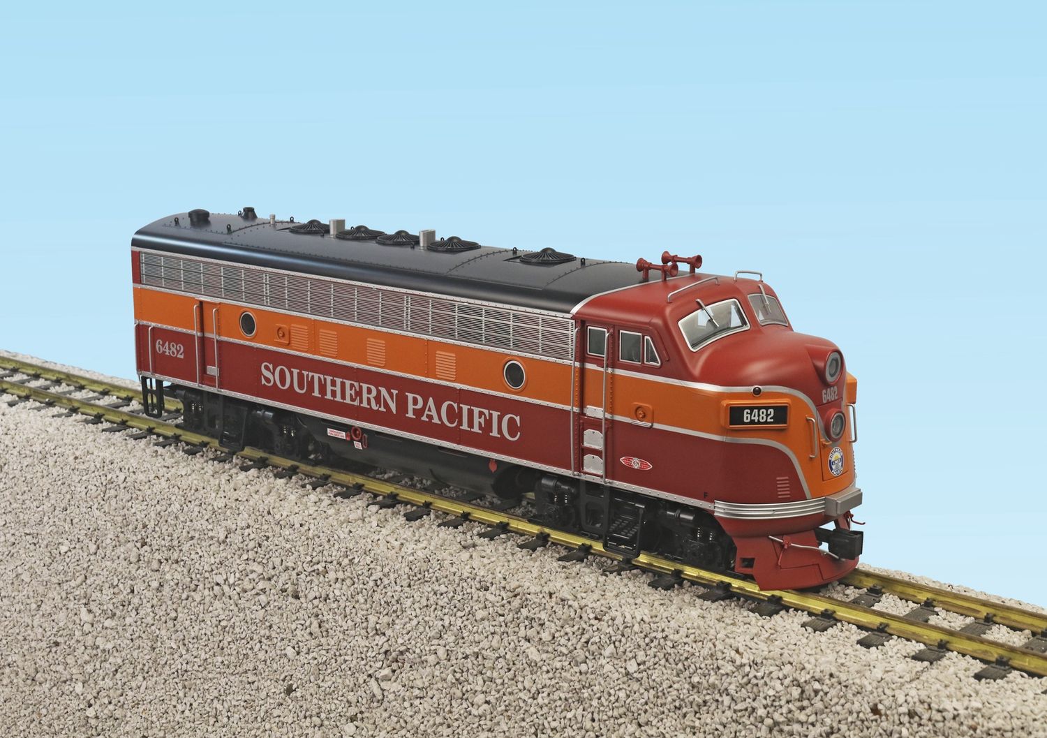 SOUTHERN PACIFIC F7 A UNIT DAYLIGHT, Road Number: 6482