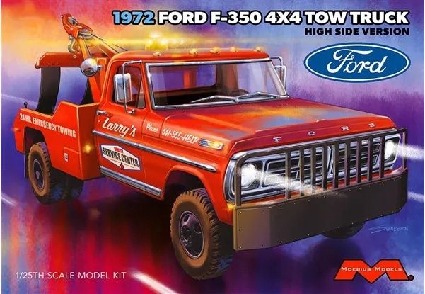 1972 Ford F350 4X4 High Side Tow Truck 1:25 Kit