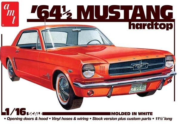 1964 1/2 Mustang Coupe 60th Anniversary 1:16 Kit