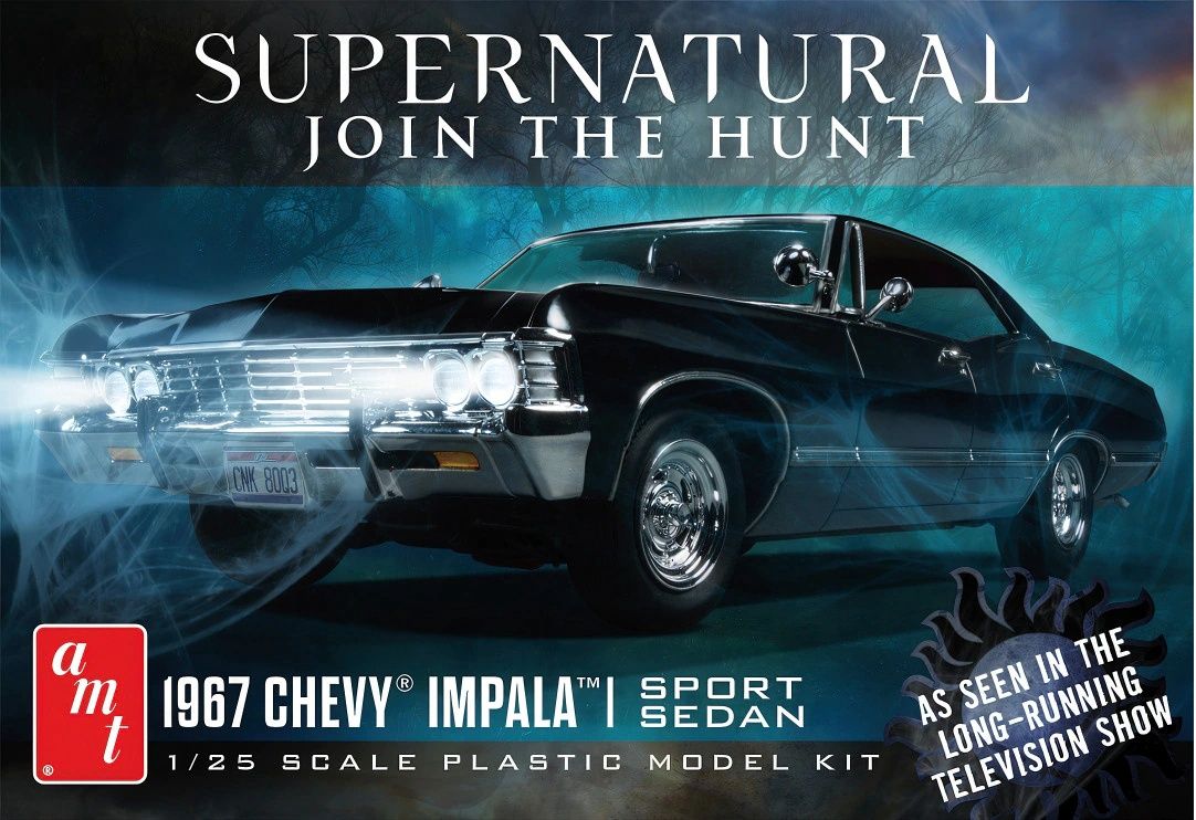Supernatural - Join The Hunt 1967 Chevy Impala Sport Sedan 1:25 Kit