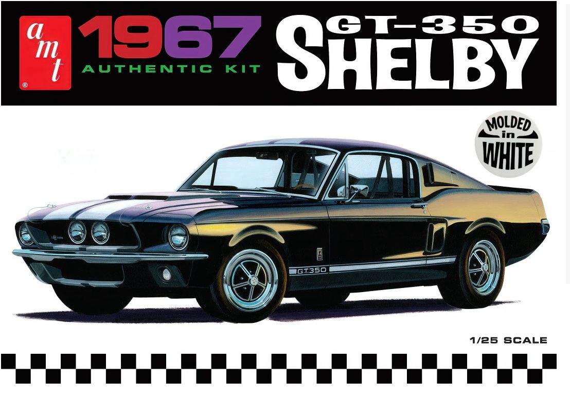 Shelby GT-350 Molded in White 1:25 Kit