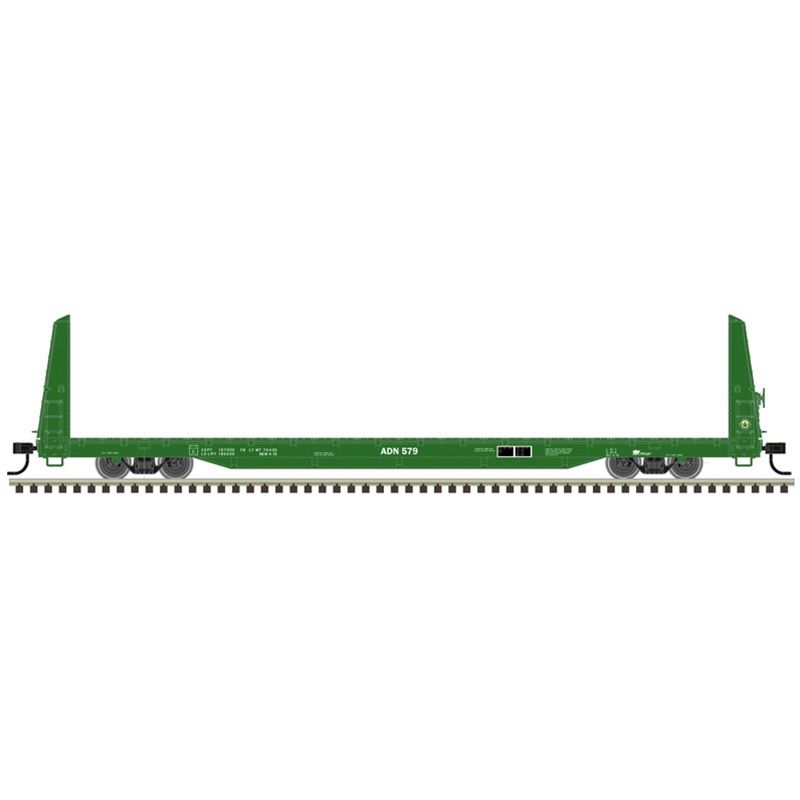 BULKHEAD FLAT CAR ASHLEY DREW &amp; NORTHERN [ADN] #585