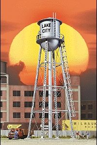 City Water Tower - Built-ups Assembled - Silver