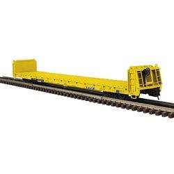 TRAINMAN 62' SHORT BULKHEAD FLAT CAR TRAILER TRAIN (TTJX) #82069