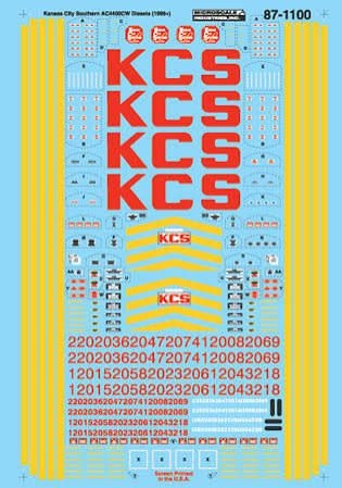 Kansas City Southern AC4400CW Diesels (1999+)