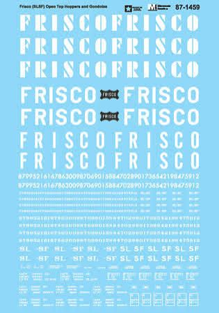 Frisco (SLSF) Open Top Hoppers and Gondolas
