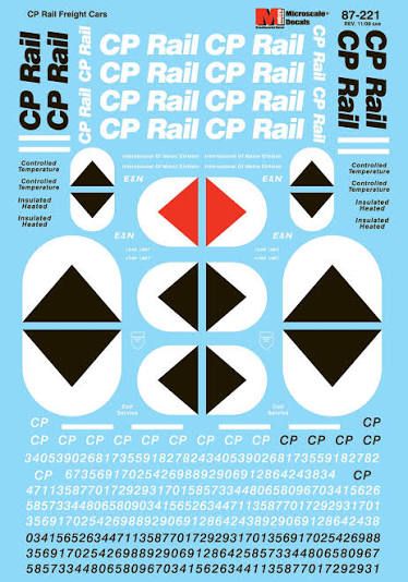 CP Rail Freight Cars (1969 - 1995)