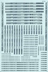 Alphabet &amp; Numbers Condensed Gothic Blue