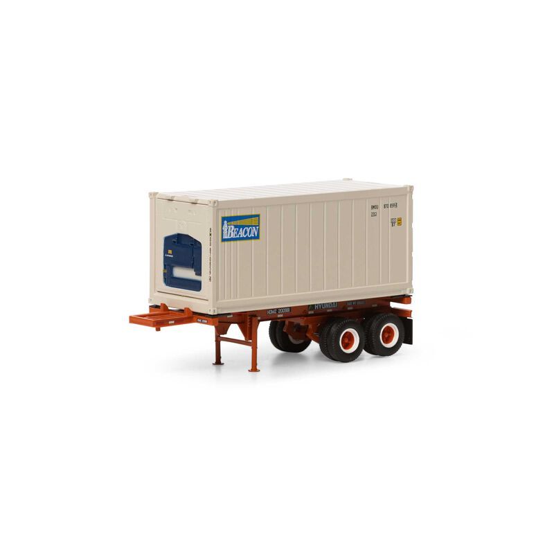 20' Chassis w Reefer Container Beacon