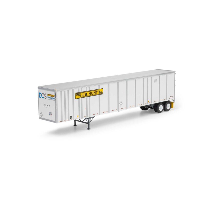 53' Wabash Plate Trailer, JBHZ #36747