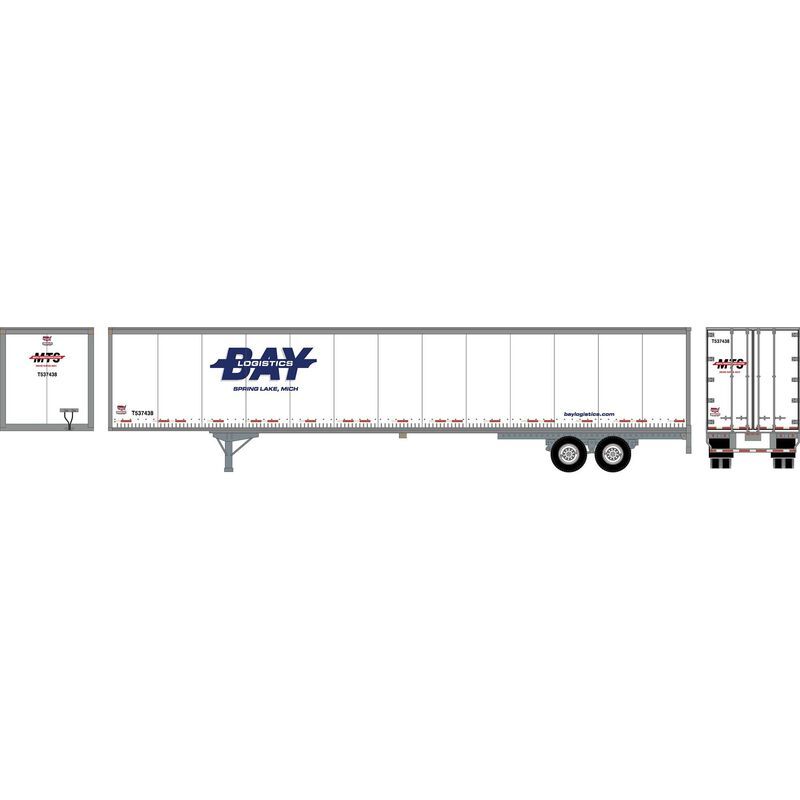 RTR 53' Wabash Plate Trailer, Bay Logistics #1