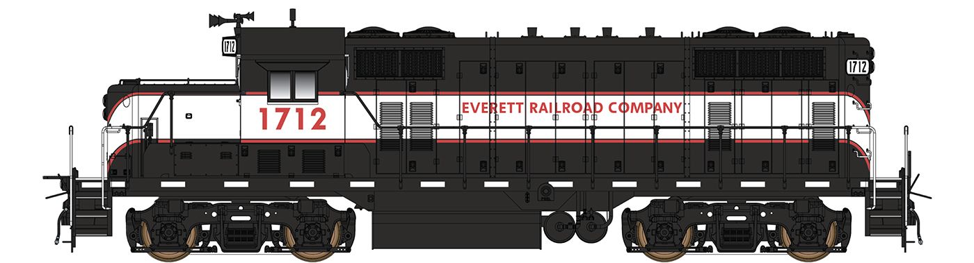 Everett Railroad Company - GP16 #1712 Lokpilot
