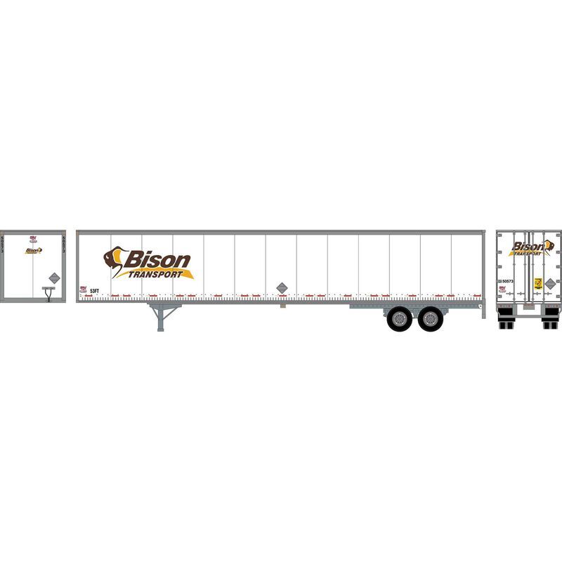 53' Wabash Plate Trailer, Bison Transport #1