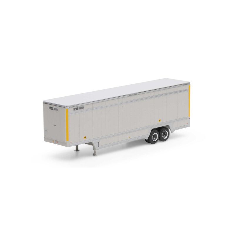 40' DropSill Parcel Trailer, UPS/Yellow 80888