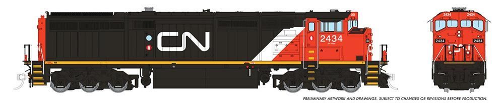 Dash 8-40CM CN - Large Noodle Scheme: #2434 ESU Sound