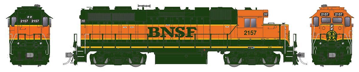 EMD GP38 BNSF: #2162 ESU Sound