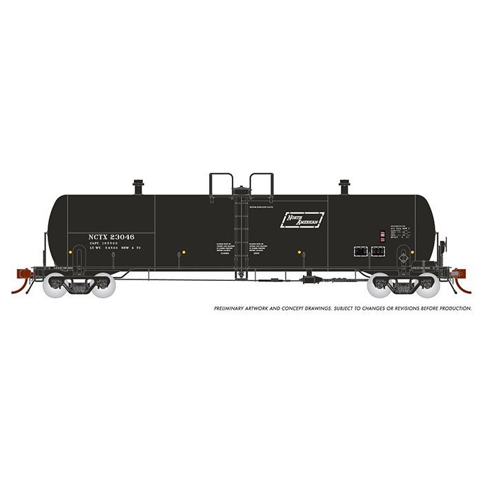 Procor 20K gal Tank Car: NCTX North American #23046