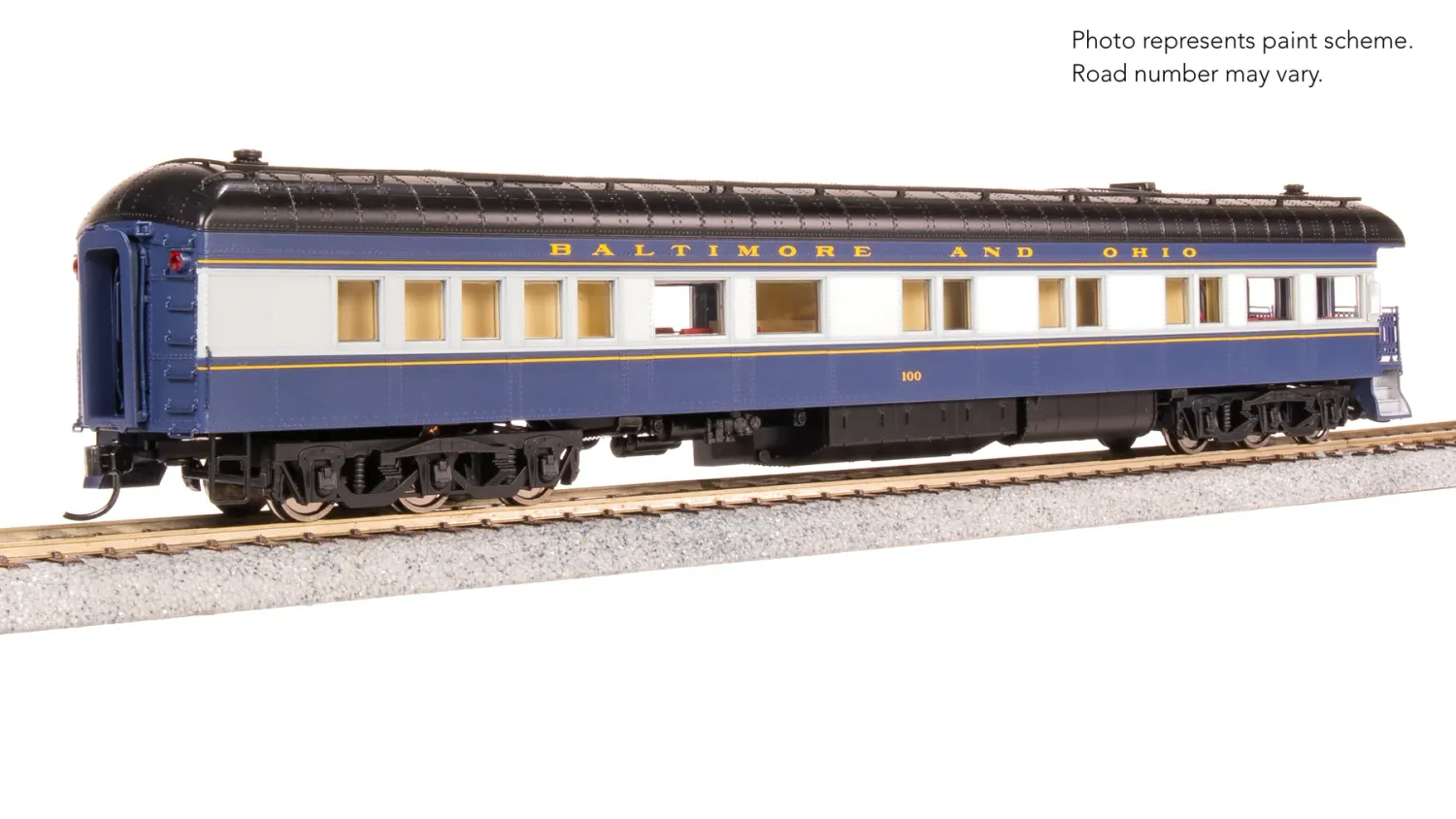 Baltimore &amp; Ohio Business Car #100, Blue &amp; Gray